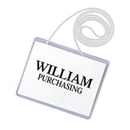 C-Line Products C-Line Products- Inc. CLI96043 Hanging Style With Elastic Cord- Top Load- 3in.x4in.- 50-X- Clear CLI96043